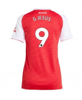 Günstige Arsenal Gabriel Jesus #9 Heimtrikot Damen 2025-26 Kurzarm